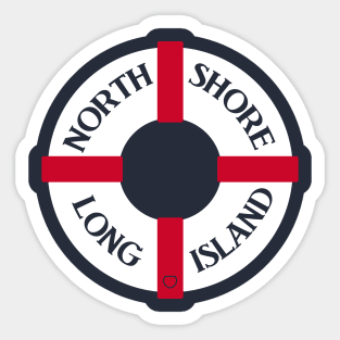 North Shore Lifesaver Sticker